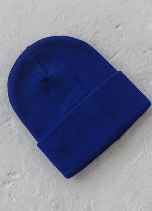 Шапка базовая💙
