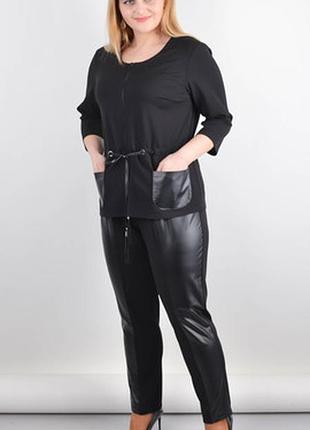 Костюм двійка для пишних дам.