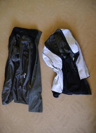 Плащ-пальто на підкладі кожзам  40-44 євро розмір4 фото