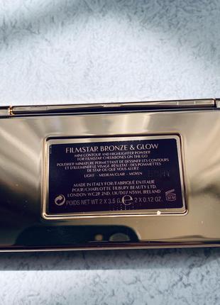 Charlotte tilbury filmstar bronze & glow contour duo палетка скульптора и хайлайтера4 фото
