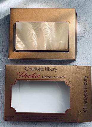 Charlotte tilbury filmstar bronze &amp; glow contour duo палетка скульптора и хайлайтера5 фото