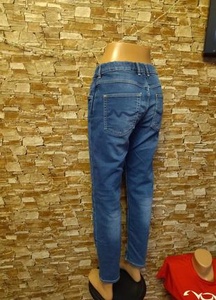Джинсовые джогеры,джинсы,брюки карандаш,джинсовые брюки,штаны,стрейч8 фото