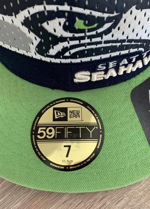 Мужская спортивная хлопковая кепка nfl seattle seahawks7 фото