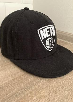 Мужская спортивная хлопковая кепка brooklyn nets