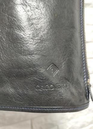 Claudio ferrici жіноча шкіряна чорна сумочка з гарним дизайном на ланцюжку кроссбоди5 фото