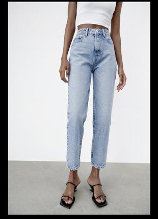 Zara трендові жіночі мом джинсі1 фото