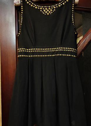 Супер цена! стильное брендовое платье для вечеринки. молния и заклепки от tfnc5 фото