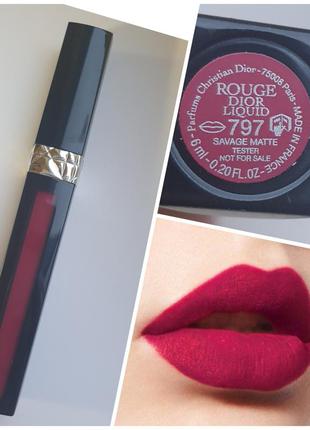 Christian dior rouge dior liquid lipstick 797- жидкая помада диор
