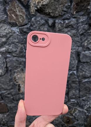 Ніжний рожевий чехол для iphone 7/8/se 2020