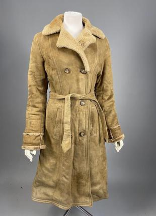 Дублянка натуральна, жіноча, невеликі сліди шкарпетки