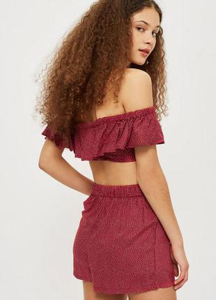 Топ на плечи topshop spot frilly bardot top3 фото