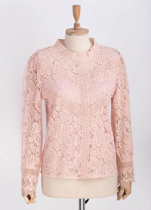 Жіноча блузка гіпюрова мереживо