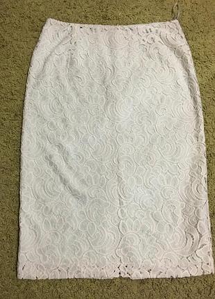 Шикарная ажурная юбка-миди new look
