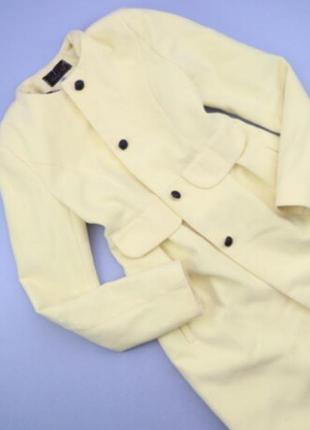 Женское однотонное пальто luxury style