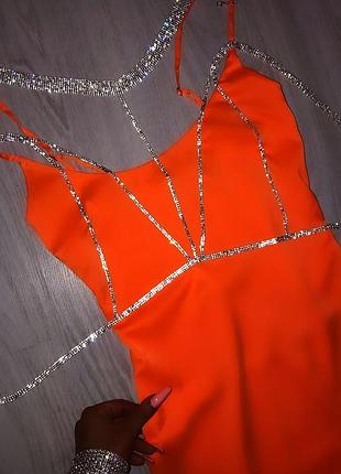 Розкішна прикраса портупея ліф чокер кольє намисто сереьро люкс