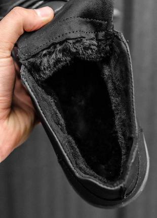 Diesel pirate black winter зимние мужские ботинки дизель черные8 фото