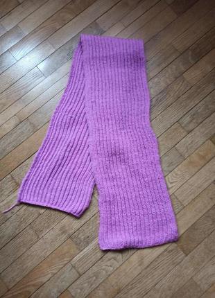 Лиловый шарф