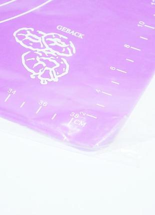 Силіконовий килимок для розкачування тіста mat violet 40*30 см коврик для теста4 фото