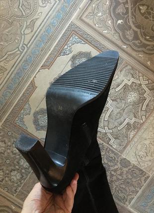 Італійські замшеві чоботи, натуральна цигейка2 фото