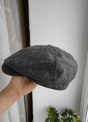 Кепка жиганка восьмиклинка шерстяная шестиклинка в елку m 57-58 stetson harris tweed3 фото