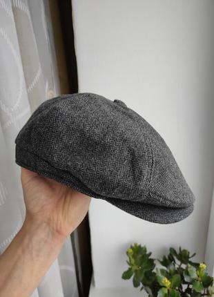 Кепка жиганка восьмиклинка шерстяная шестиклинка в елку m 57-58 stetson harris tweed5 фото