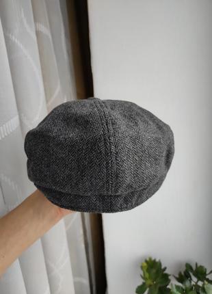 Кепка жиганка восьмиклинка шерстяная шестиклинка в елку m 57-58 stetson harris tweed4 фото