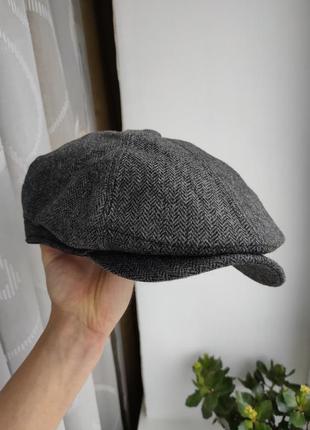 Кепка жиганка восьмиклинка шерстяная шестиклинка в елку m 57-58 stetson harris tweed7 фото