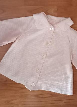 Ніжний бежево - рожева кофта на гудзиках