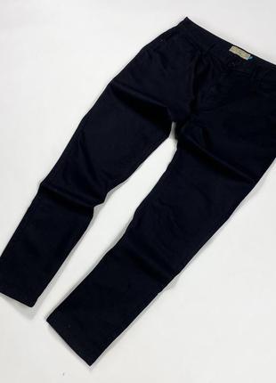 Мужские  зауженные чёрные джинсы next slim1 фото