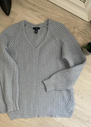 Класний блакитний светр, джемпер 3