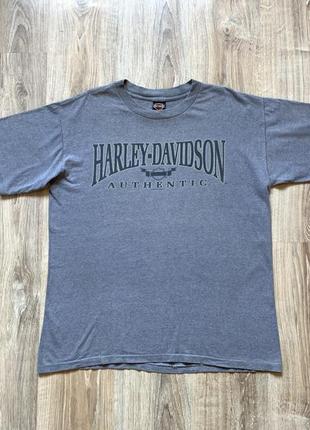 Чоловіча вінтажна бавовняна футболка з принтом harley davidson vintage 1994