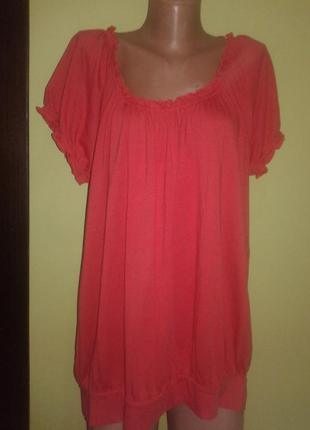 Великий розмір 20 р tu нова блузка коттон мадай