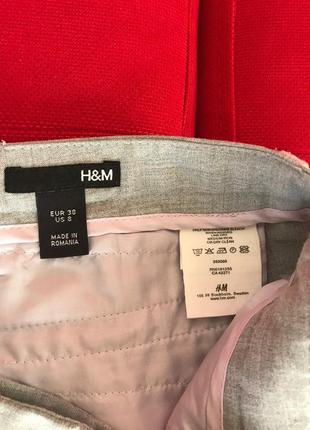 Штанці, h&m, світлі, вільного крою.8 фото