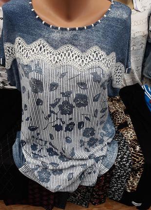 Нарядная женская блуза летняя1 фото
