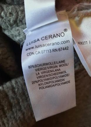 Дизайнерская красивая теплая кофта от luisa cerano7 фото