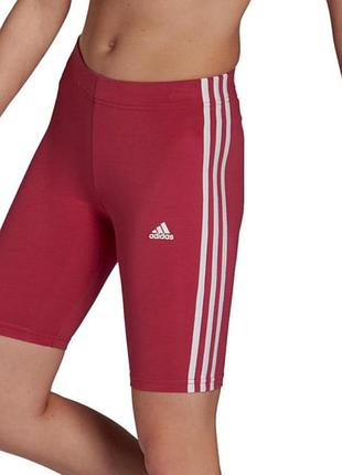 Хлопковые шорты велосипедки самые свежие коллекции adidas w 3s bk sho