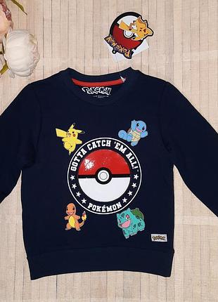 Світшот , кофта з утеплювачем , светр з начосом покемон пікачу