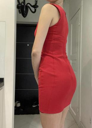 Красное платье фирменное4 фото