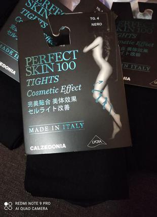 Фірмові італійські безшовні щільні колготки calzedonia perfect skin 1002 фото