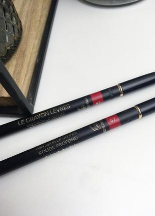 Карандаш для губ chanel le crayon levres с кисточкой оттенок 57 rouge profond5 фото