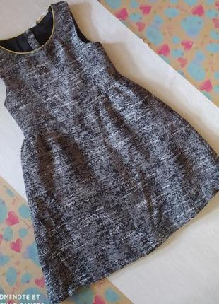 Тёплый сарафан 7-8лет