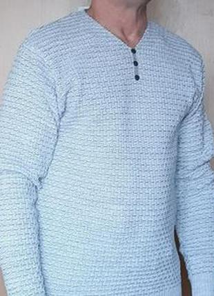 _ мод.6018. свитер мужской, бренд lake, молодежная модель, v- образный вырез горлови