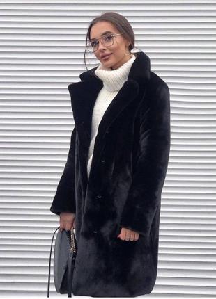 Шуба з еко хутра преміум якості 110 см