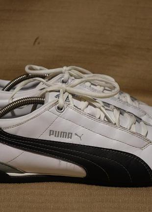 Фирменные белые кожаные кроссовки puma repli cat ii l us mens sneakers 44 1/2 р. ( 29  см.)5 фото