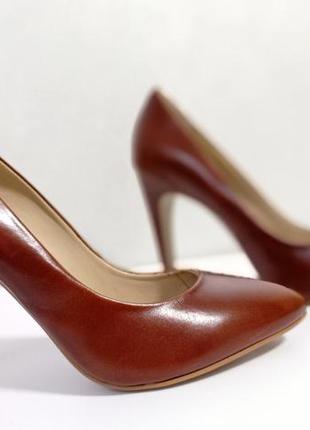 Кожаные женские красивые туфли от bufallo 37/5-38 р - оригинал10 фото