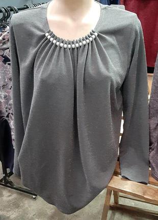 Блузка женская нарядная с люрексом