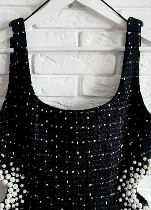 Сукня з перлами zara.7 фото