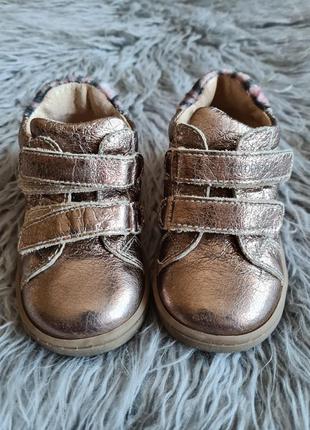 Дитячі золотисті туфлі кросівки для дівчинки nero giardini італія