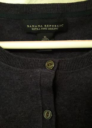 Шерстяная кофта джемпер banana republic шерсть мерино3 фото