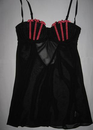 75в 70с la senza. канада. сексуальный полупрозрачный пеньюар с пуш ап", ночная сорочка